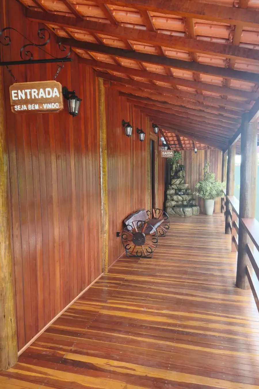 Entrada do Empório Rancho Alegre em Socorro SP